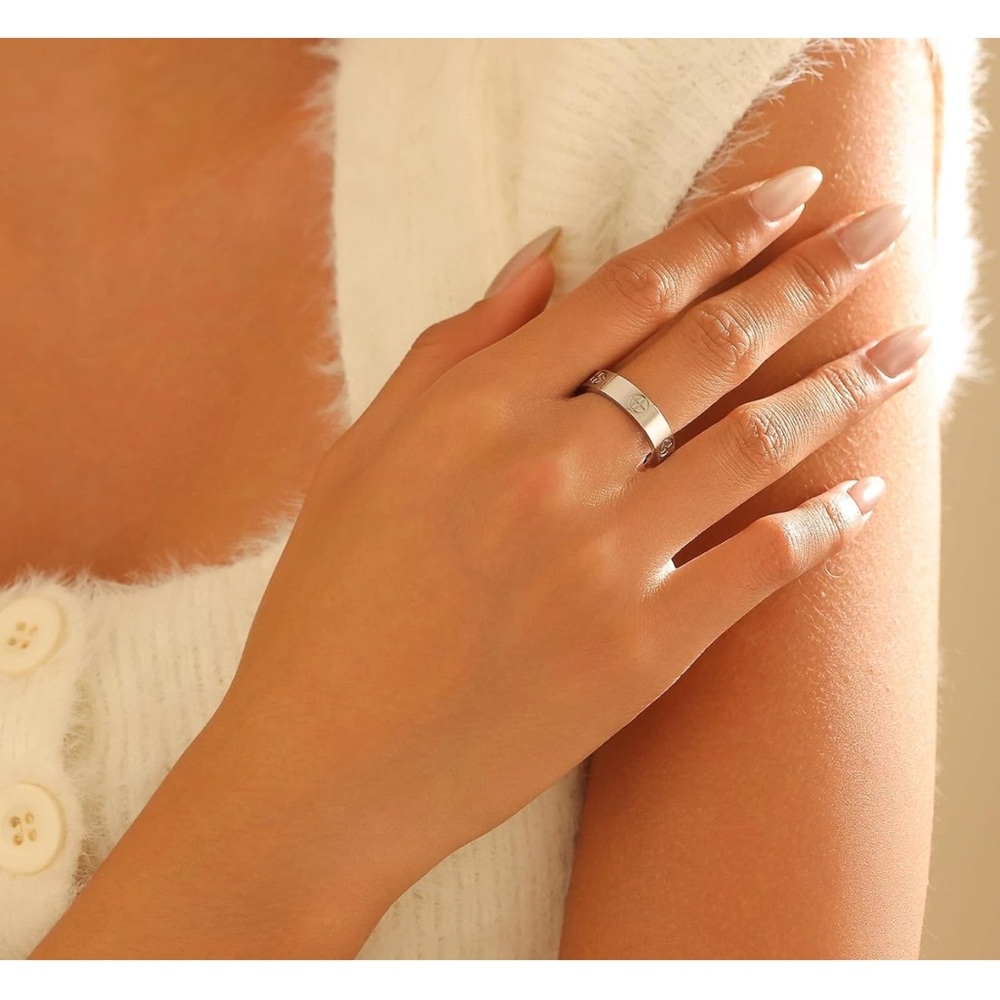 Classic Cross Silver Ring Stainless Steel 

Waterproof - Picture 7 of 8